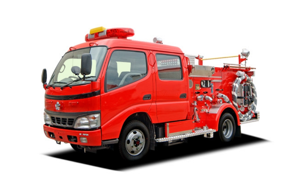 小型動力ポンプ付積載車
